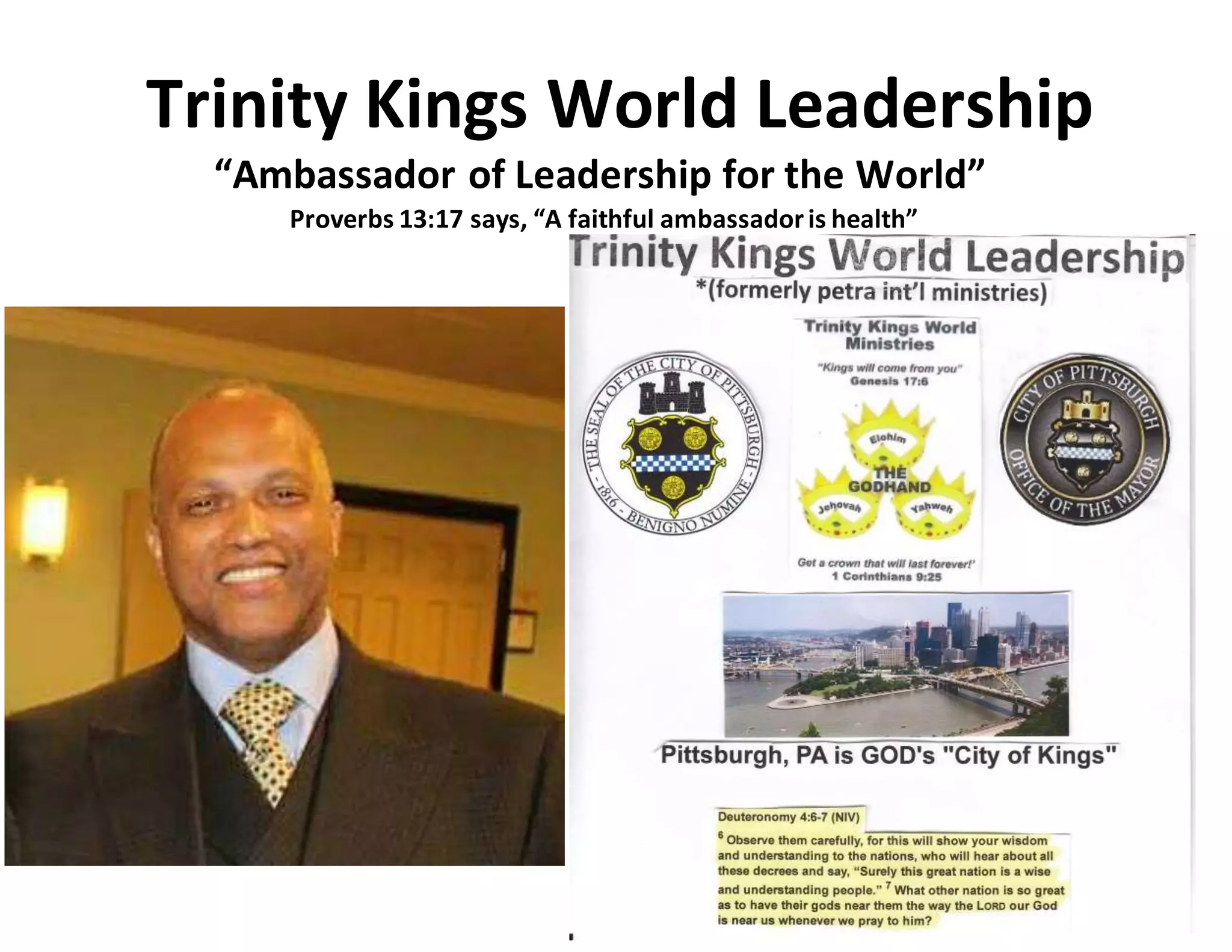 Barry Ratliff Trinity Kings World Leadership: King Barry of the Ratliff Kingdom... | DOCX