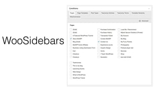 WooSidebars
 