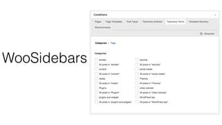 WooSidebars
 