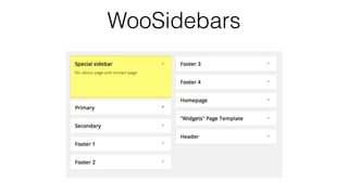 WooSidebars
 