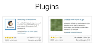 Plugins
 