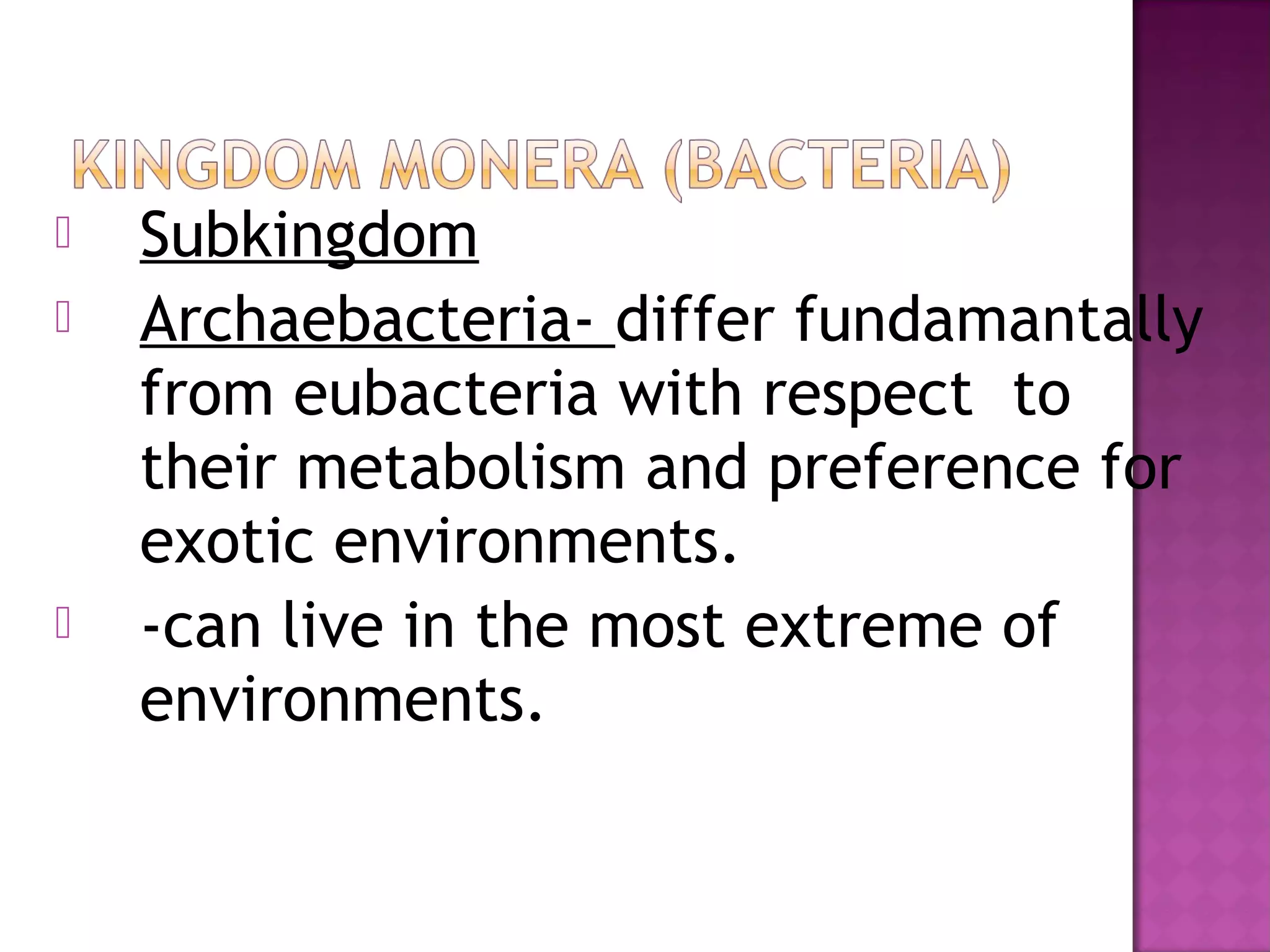 Kingdom monera | PPT