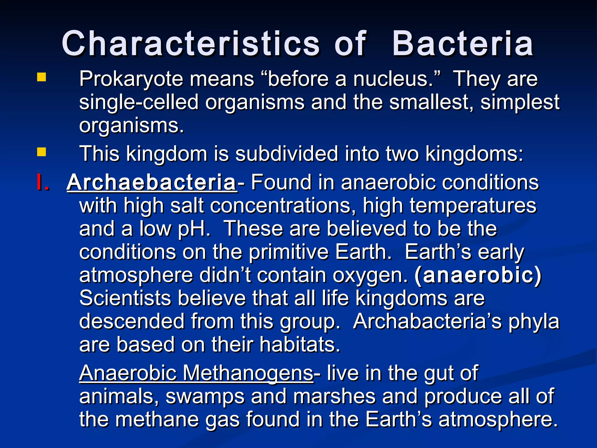 Kingdom Monera and Virus | PPT