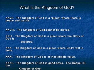 Power Point and Notes: The Kingdom of God and the Day of the Lord | PPT