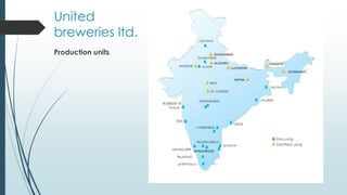 United
breweries ltd.
Production units.
 