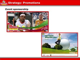 Strategy: Promotions
Event sponsorship
 