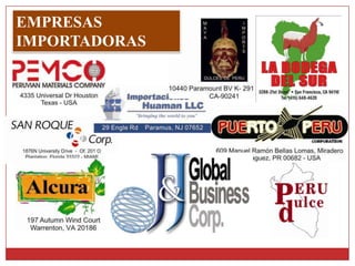 EMPRESAS
IMPORTADORAS

 