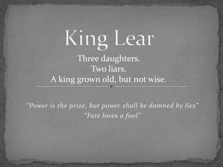 Fool in King Lear, Quotes, Role & Analysis - Video & Lesson Transcript