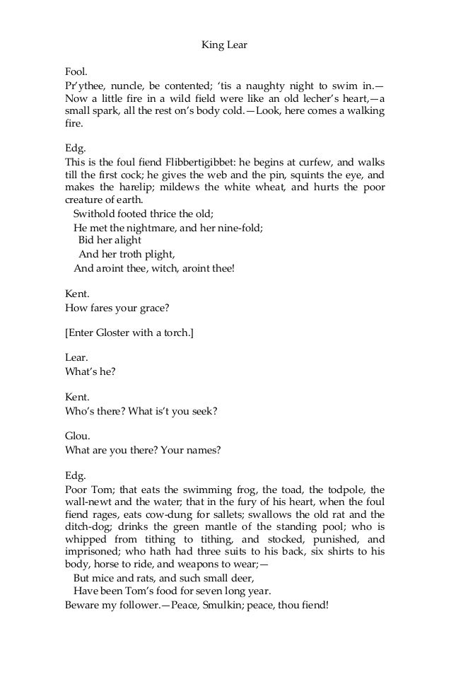 king lear william shakespeare