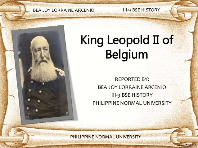 leopold ii as a king sovereign of King leopold ii of the belgians king leopold was declared sovereign of the congo free state – lands over seventy-six times the size of belgium. leopold ii as a king sovereign of King leopold ii of the belgians king leopold was declared sovereign of the congo free state – lands over seventy-six times the size of belgium.