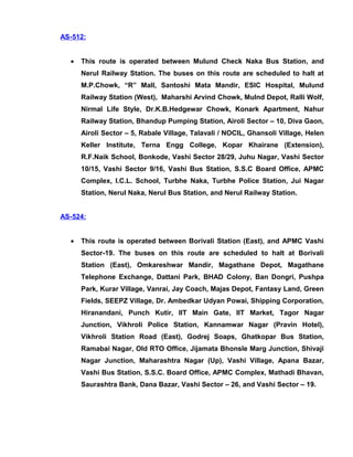 King long bus ac bus routes | PDF