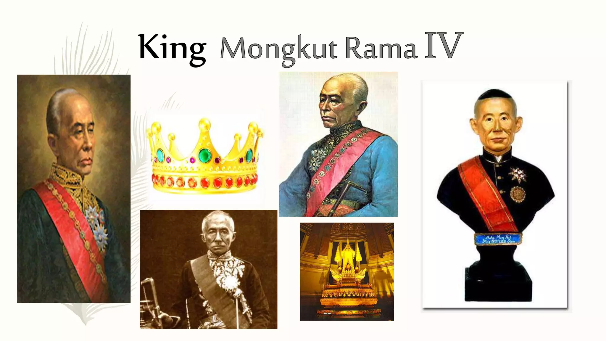 King mongkut rama iv group 1 | PPT