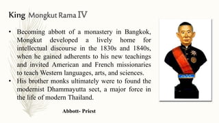 King mongkut rama iv group 1 | PPTX