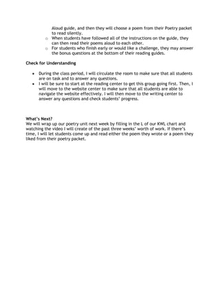 Students will be able to navigate the Shel Silverstein website effectively.