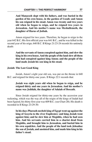 The Perfect Harmony of the Numbers of the Hebrew Kings | PDF