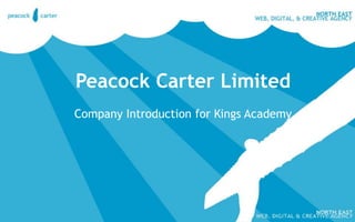 Peacock Carter Limited Company Introduction for Kings Academy 