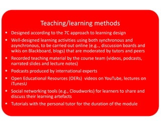 King Saud University MSc LI DL_Palitha Edirisingha | PPT