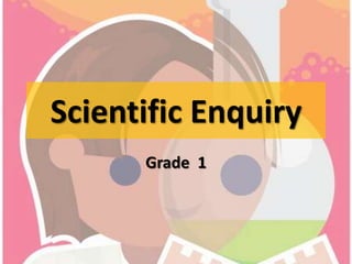 Scientific Enquiry
      Grade 1
 