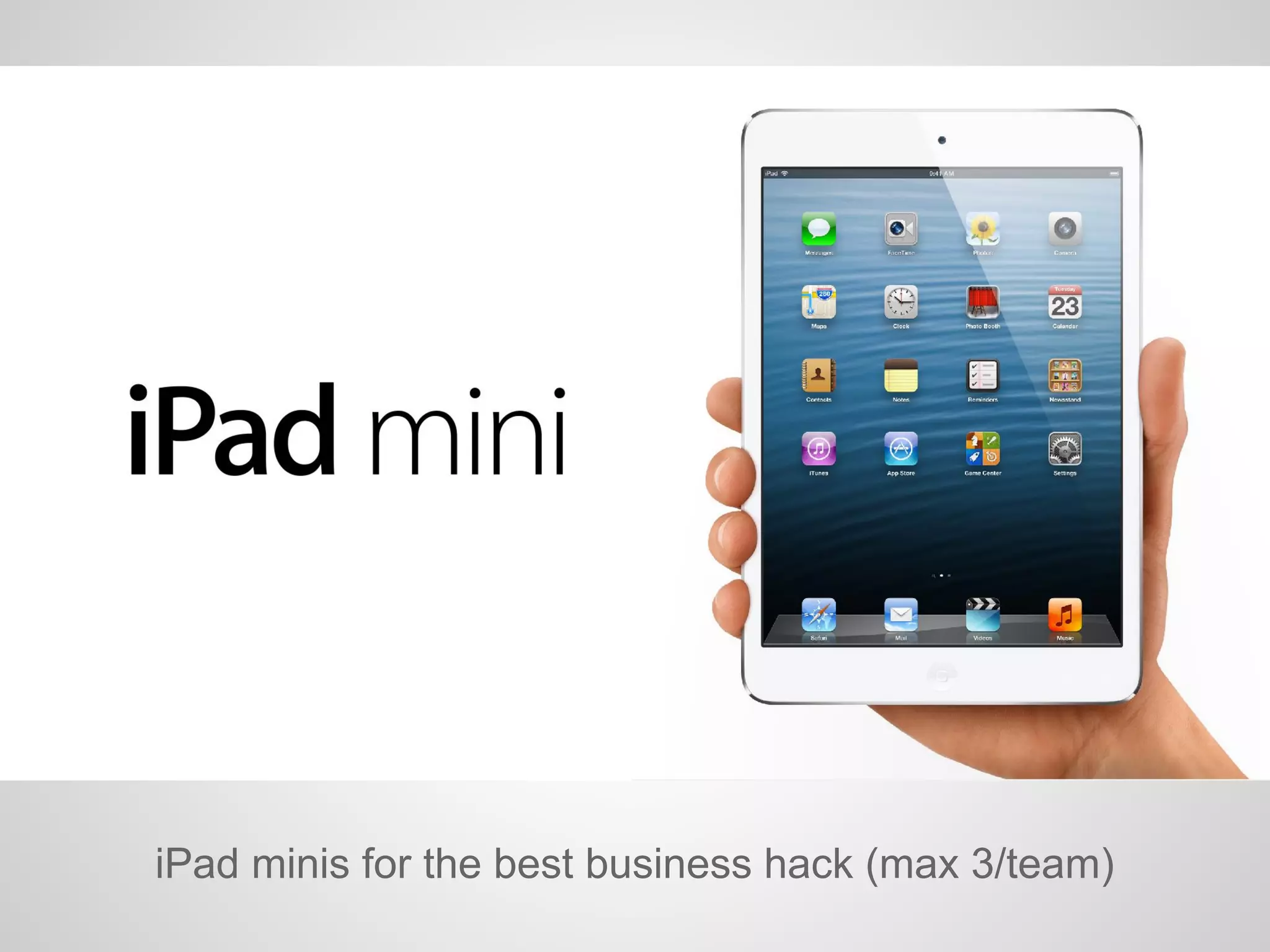 T-shirts for anyone that attempts a business hack.