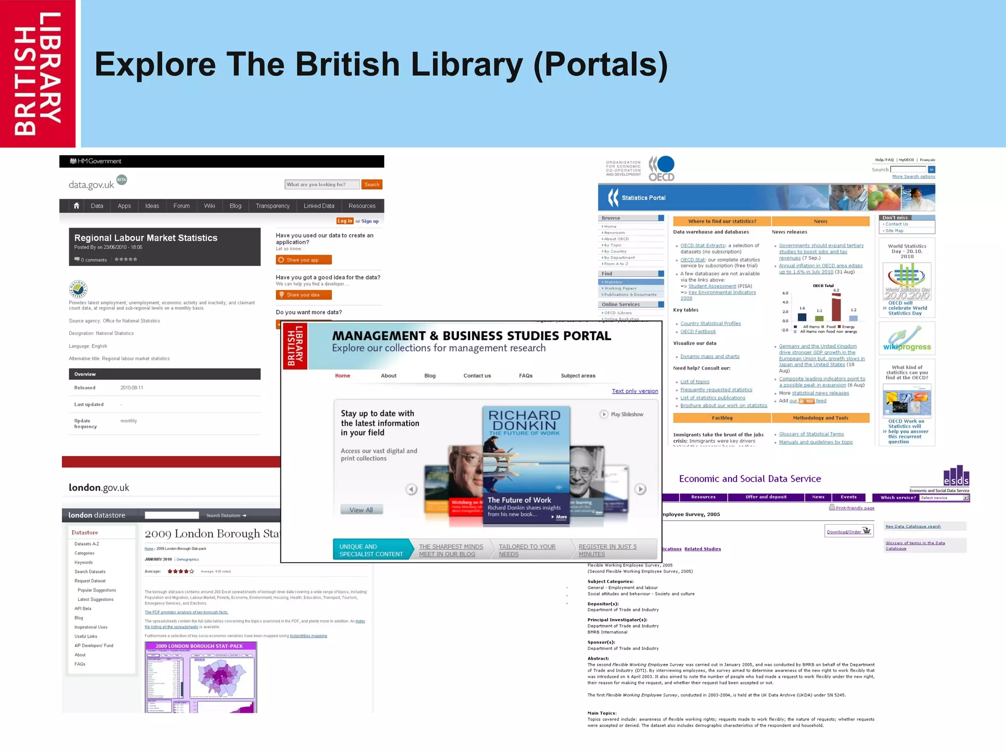 Explore The British Library (Portals)




                                        5
 