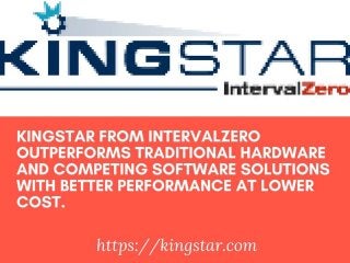 Kingstar: EtherCAT Software for Development Motion Control!