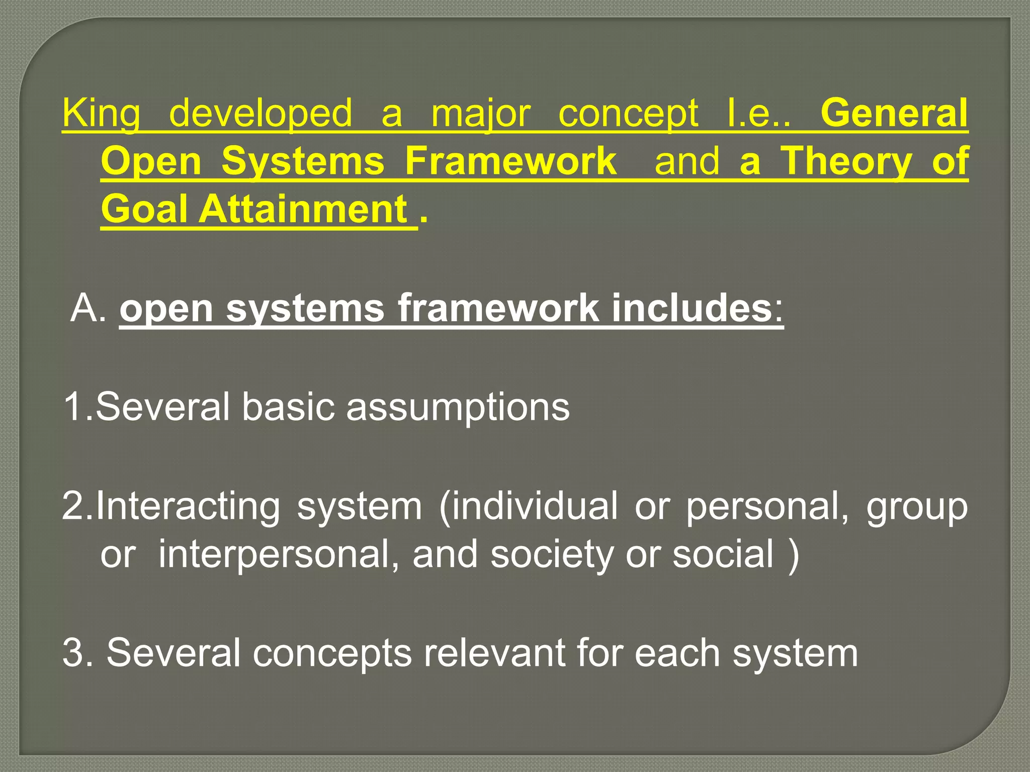 King's theory - Ms. Ritika soni | PPTX