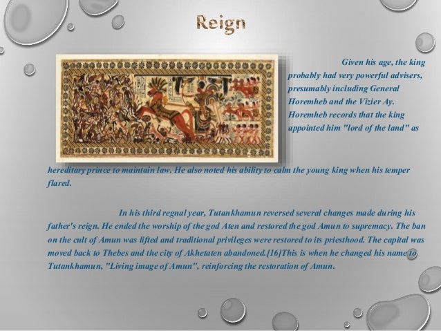 Essay on king tut's death