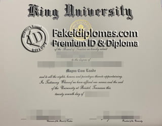 King University diploma