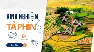 TẢPHÌN
KINH NGHIỆM
Bắt đầu
 