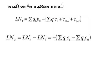 GIAÙ VOÁN HAØNG HOAÙ 