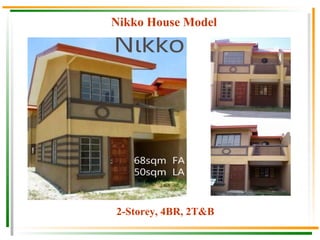 Nikko House Model 2-Storey, 4BR, 2T&B 