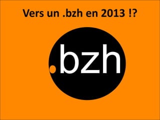 Vers un .bzh en 2013 !?



    .bzh
        Assemblée Générale www.bzh
 