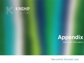 Appendix"
                  Additional information




@Michae1Green!
 