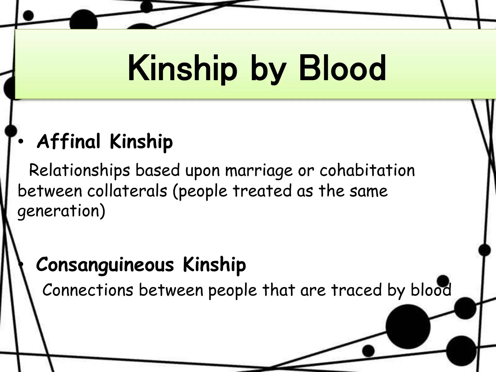 Kinship, marriage and the household | PPTX