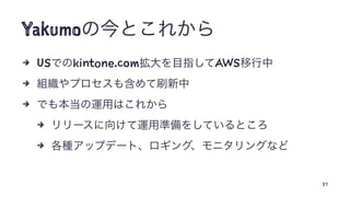 Yakumo
4 US kintone.com AWS
4
4
4
4
37
 