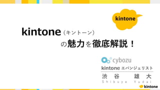 kintoneの魅力を徹底解説！ ＆ ユーザー企業が伝える導入の壁を越えるための3ステップ