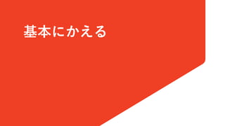 基本にかえる
 