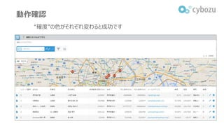 動作確認
“確度”の色がそれぞれ変わると成功です
 