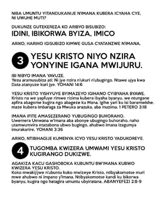Kinyarwanda Do Not Fear Death Gospel Tract | PDF