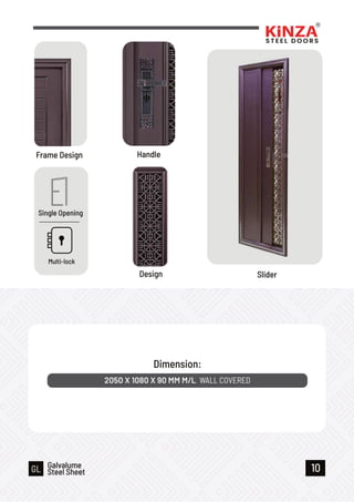 Kinza Steel Door Price List with Catalogue | PDF