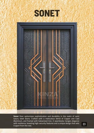 Kinza Steel Door Price List with Catalogue | PDF