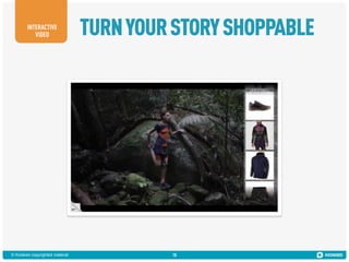 INTERACTIVE
VIDEO

© Kiosked copyrighted material

TURN YOUR STORY SHOPPABLE

18

 