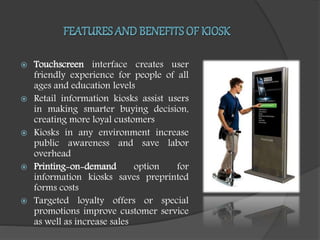 kiosk - is consistent button positioning more... Kiosk marketing | PPSX