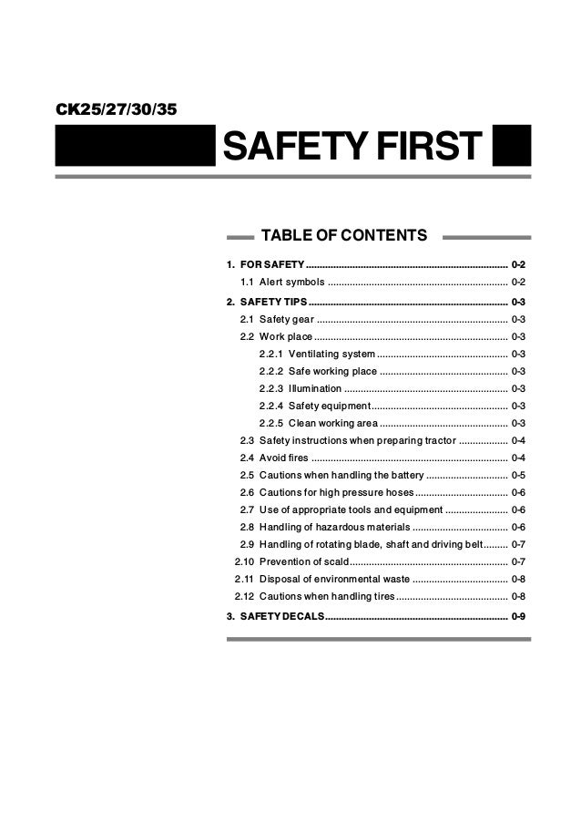 Kioti daedong ck35 h tractor service repair manual