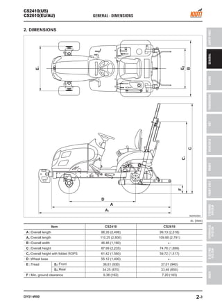 Kioti daedong cs2410 (us) tractor service repair manual | PDF
