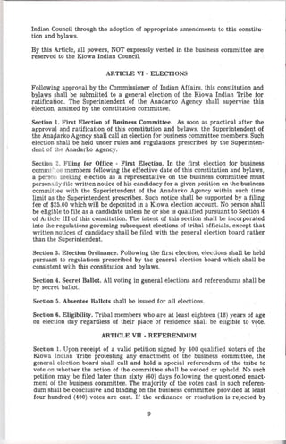 Kiowa constitutionandbylaws