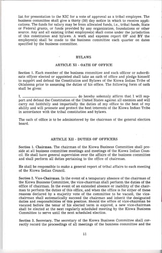 Kiowa constitutionandbylaws