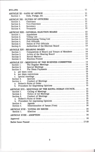 Kiowa constitutionandbylaws