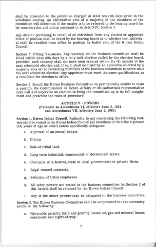 Kiowa constitutionandbylaws