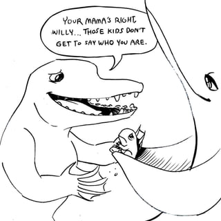 Kippy & the Whale (Inktober comic series)